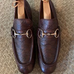 Gucci Horsebit Guccissima Driving Moc Loafers